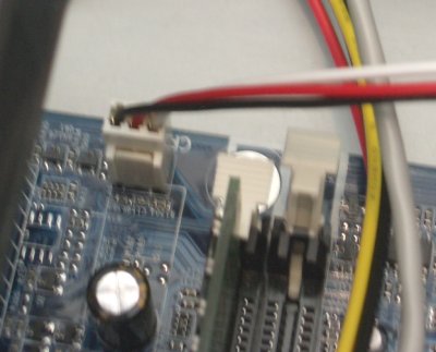Power lead for CPU fan