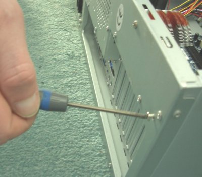 Unscrew Back Plate